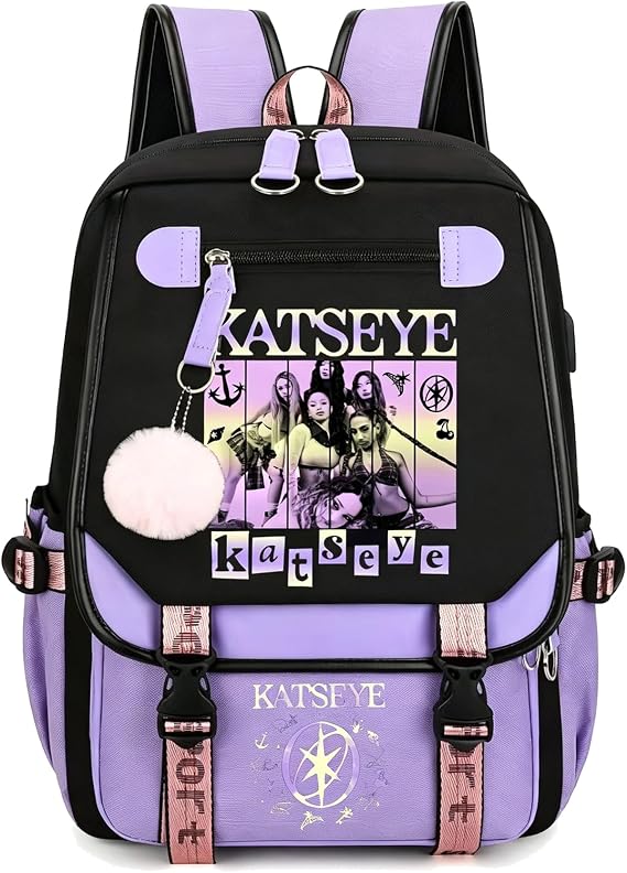 KATSEYE Backpack Merch Casual Laptop Backpack