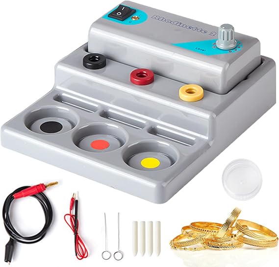 Gold Plating kit, Jewelry Gold Plating Machine, Jewelry Electroplating Pen, Gold, Silver, Copper Plating Decoration Processing Tools, Gold Plating kit Casting Machine