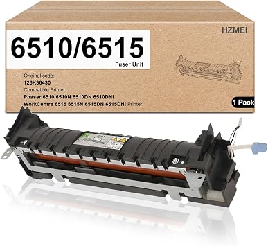 Phaser 6510 6515 fuser Unit Replacement for Xerox 126K36430 Fuser Kit Work for Phaser 6510 6510N 6510DN 6510DNI WorkCentre 6510 6515N 6515DN 6515DNI Series Printers(110V)