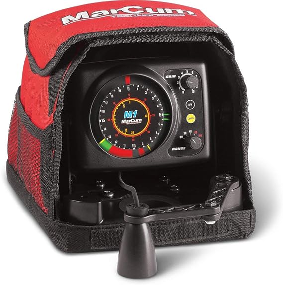 MarCum M1 Flasher System | High-Definition Ice Fishing Flasher | Advanced Fish Finder & Sonar System | Premium Fishing Electronics