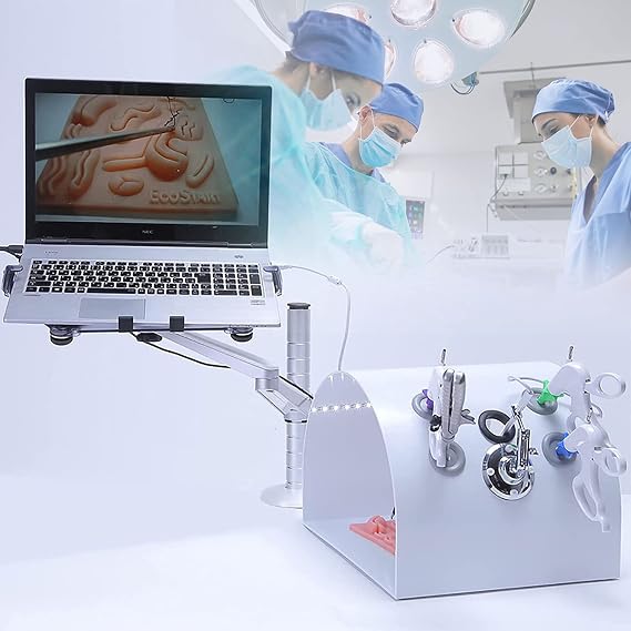 Laparoscopic Endo Trainer, Laparoscopic Simulation Instruments, Laparoscopic Trainer With HD Camera And Training Module,for Training Teaching,0º