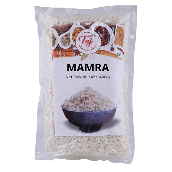 TAJ Mamra 14oz | Kolhapuri, Mumra, Murmura, Puffed Rice 400g