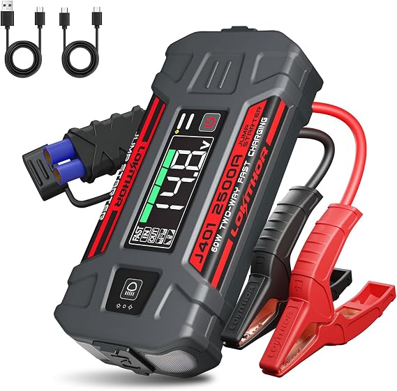 LOKITHOR J401 Portable Car Battery Jump Starter for 8.5L Gas/6.5L Diesel