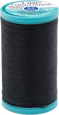 Coats Bold Hand Quilting Thread, 175-Yard, Black