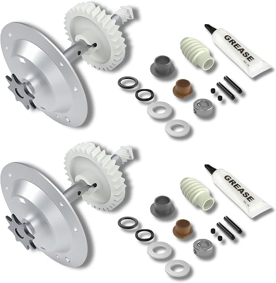 2X for Liftmaster 41C4220A Gear and Sprocket Kit fits Chamberlain, Sears, Craftsman 1/3 and 1/2 HP Chain Drive Models, Liftmaster Replacement Parts