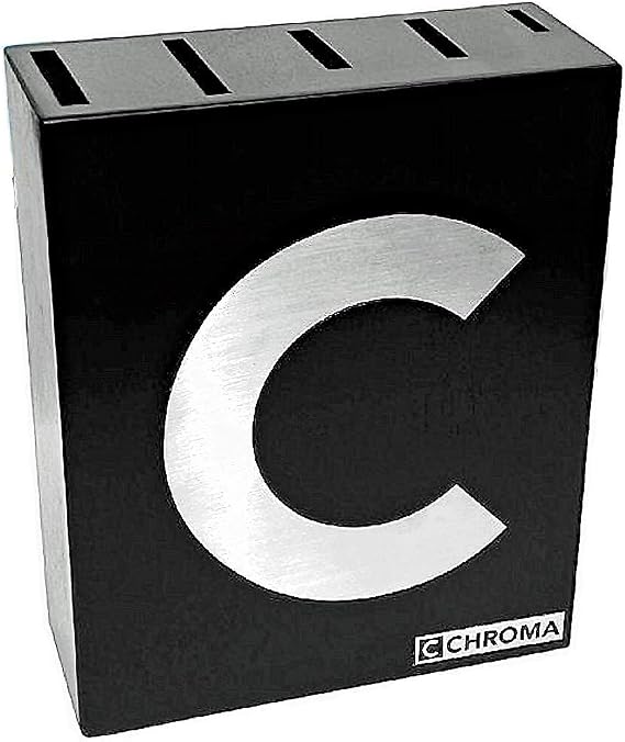 Chroma P14 Type 301 5-Slotted Wood Block, one size, silver