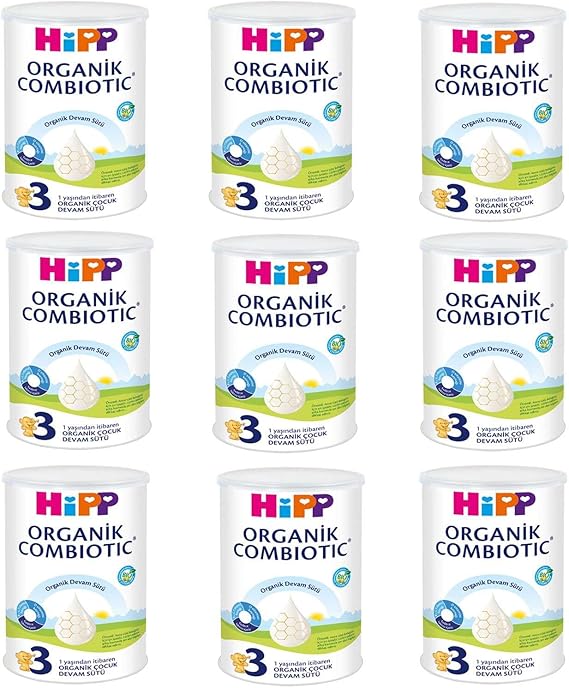 Hipp 3 Organic Combiotic Continuation Milk 350 gr 9 PIECES