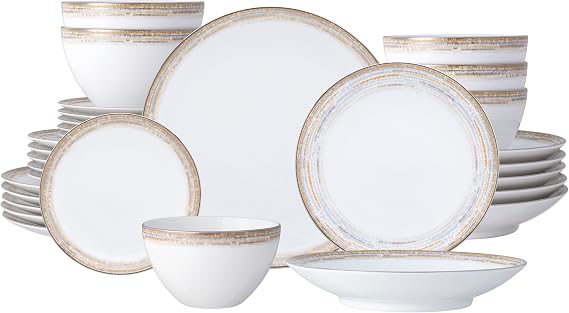 Noritake Raylan 30-Piece Dinnerware Set, Service for 6