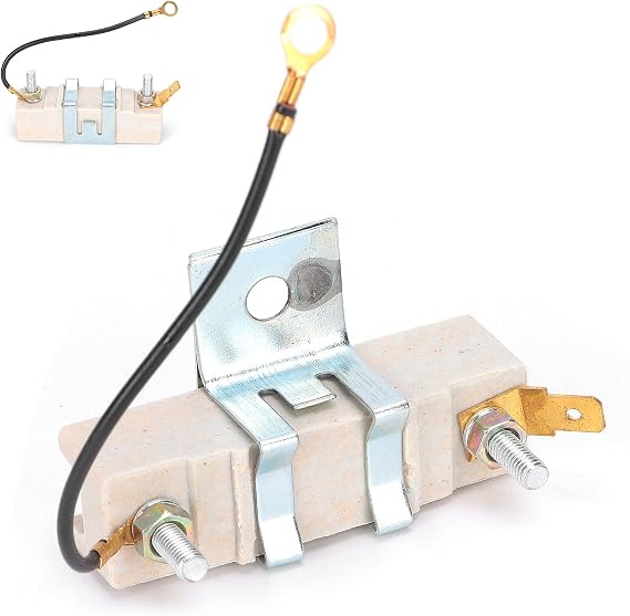 Ceramic Ballast Resistor for 1.5 Ohm Classic Car, Ignition Coil Resistor Metal Ceramic WearResistance Device