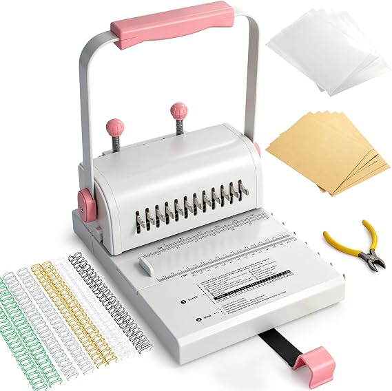 2:1 Pitch Cinch Spiral Wire Binding Machine