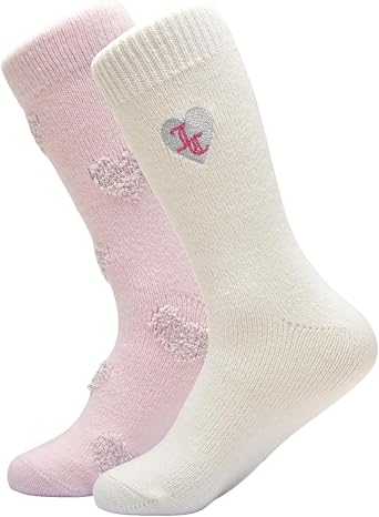 2 Pack Juicy Couture Texture Logo SS Rib Boot