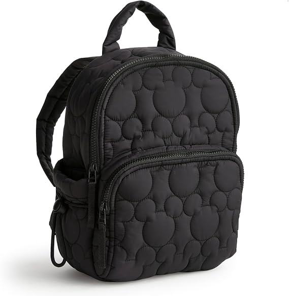Vera Bradley Disney Featherweight Small Banbury Backpack Moonless Night | Womens Quilted Purse for Travel & Work with Adjustable Straps