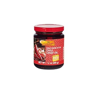 Lee Kum Kee Chiu Chow Chili Crisp Oil 205g7.2oz - Savory Chili Sauce for Authentic Chinese Cuisine, Perfect for Dips, Drizzling and Stir-Frying