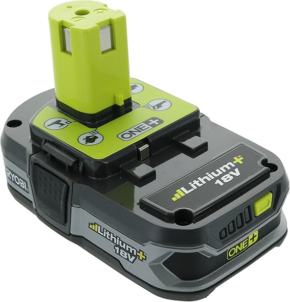 RYOBI P107 One+ 18 Volt Compact Lithium Ion 1.5 Ah Battery (Single Battery)