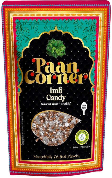 Paan Corner Imli Candy, Tamarind Flavored, Vegan, 4.23 oz