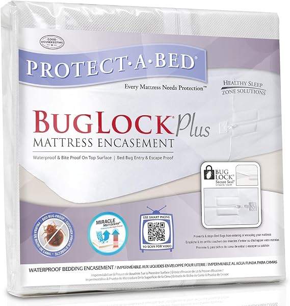 Protect-A-Bed BugLock Plus Bed Bug Mattress Encasement, King