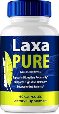 IDEAL PERFORMANCE Laxa Pure Capsules, LaxaPure Gut Health & Digestion Support Supplement, All Natural Formula Supports Gut Health, Maintain Digestive Health & Comfort, Laxa Pure Reviews 60 Capsules