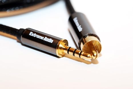 3.5mm Stereo (4 Pole) to RCA Digital Coaxial Audio Connection Cable for FiiO X3, X5 2nd Generation, X5 3rd Generation, and Fiio X7 (6ft)