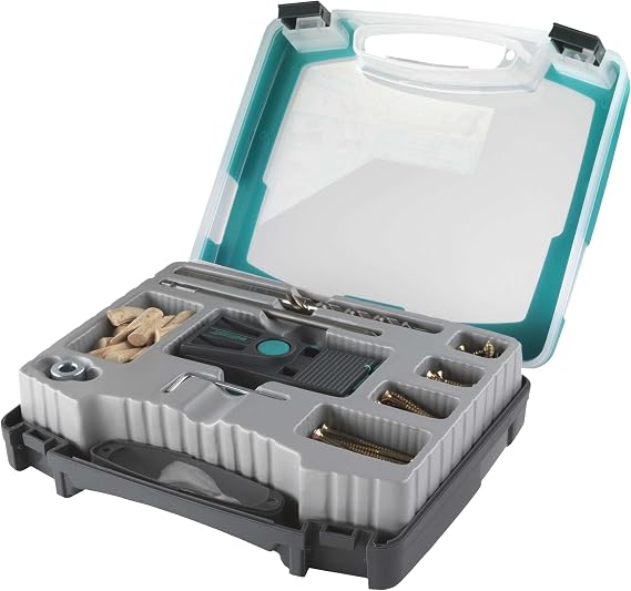 wolfcraft Undercover bait set 4642000 | Reliable drilling aid with screws for drilling wooden connections and pocket holes | Practical plastic bag inside