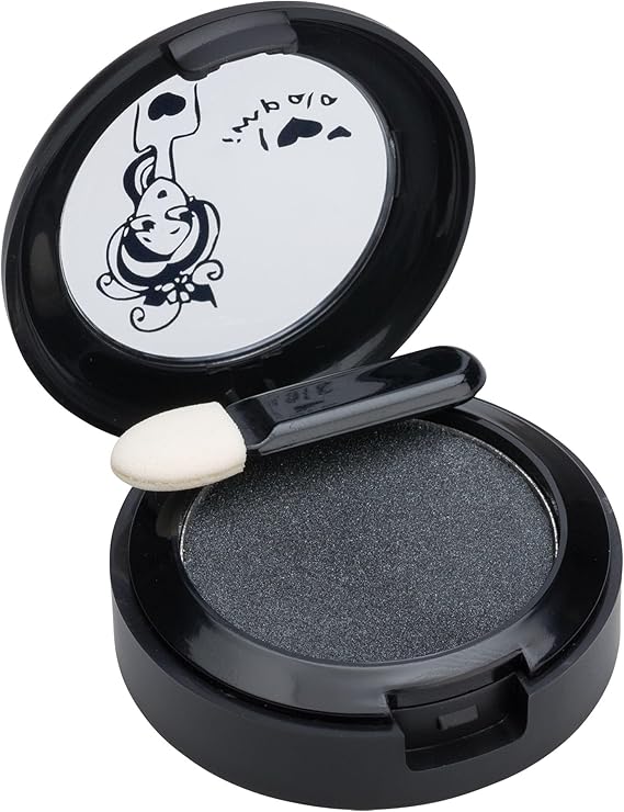 IMPALA | Compact Powder Eyeshadow Shiny Black N11 | Long-Lasting, Highly Pigmented Eyeshadow | Bright and Lasting Colors | Creamy Texture and Compact Pigments