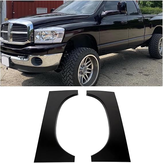 Upper Wheel Arch Set Rear Panel Bed Side for 2002-2008 Dodge Ram 1500 & 2003-2009 Dodge Ram 2500 3500