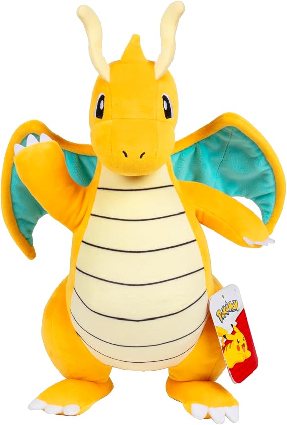 Pokémon Dragonite Plush - 12-Inch Dragon- and Flying-Type Plush