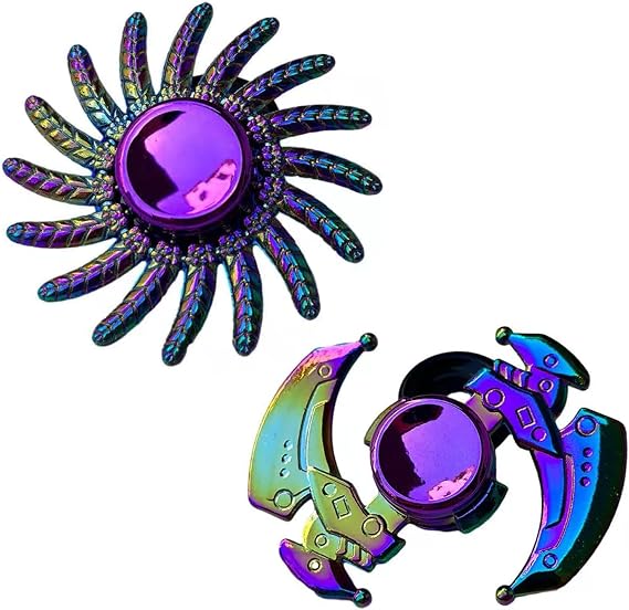 FunnAura 2 Pcs Snitch Fidget Spinner Toys Set