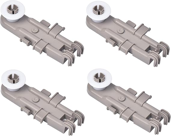 BlueStars Ultra Durable 8268743 Dishwasher Upper Rack Wheel - Compatible for Whirlpool Kenmore KitchenAid Dishwashers - Replaces WP8268743 AP6012252 PS11745459 - PACK OF 4