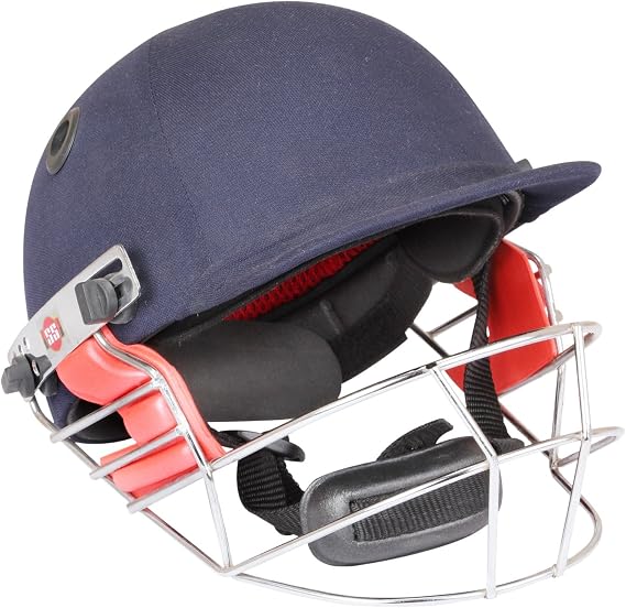 SS Senior Matrix Cricket Helmet, Navy