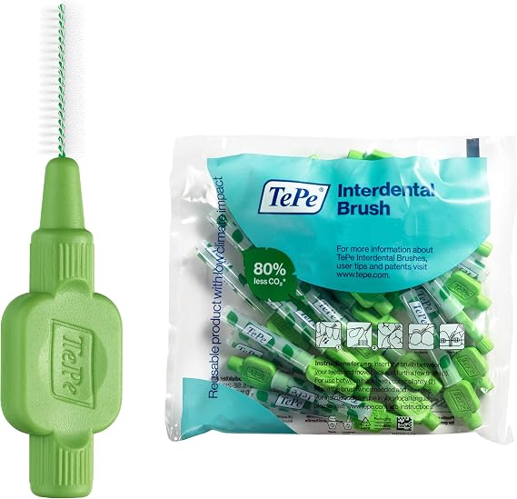 TePe Original Interdental Brush, Size 0, for Cleaning Teeth Gaps, 25pcs