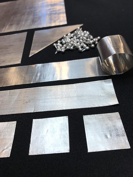 99.99% Premium Indium Sheet Foil (100mm x100mm x0.2mm) for CPU Heat Sink, Bonding