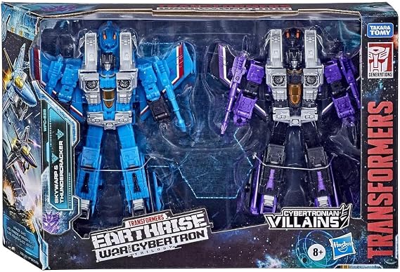 Transformers Toys Generations War for Cybertron: Earthrise Voyager WFC-E29 Seeker 2-Pack Action Figures - Kids Ages 8 and Up, 7-inch
