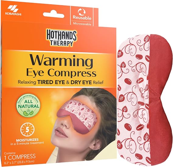 HotHands Therapy Warming Eye Compress, Tired & Dry Eye Relief, 1 Compress