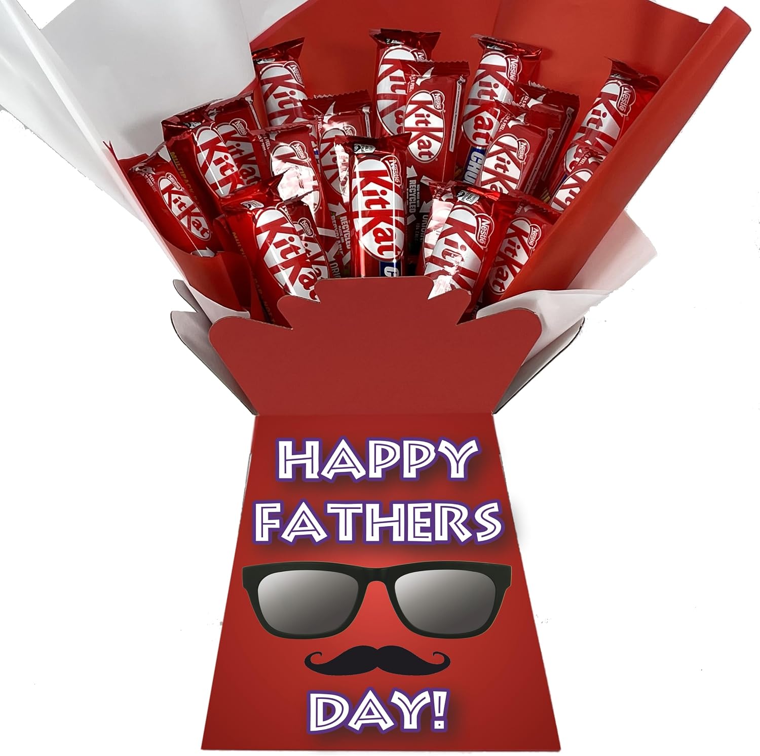 Fathers Day chocolate bouquet hamper gift box Compatible with KITKAT