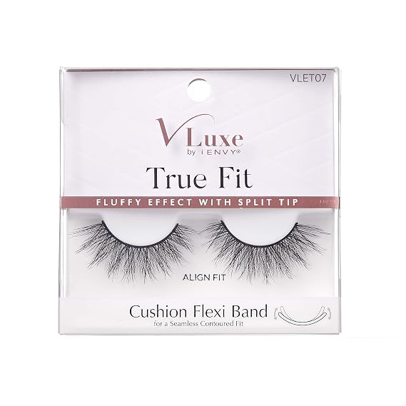 VLuxe by i-Envy 2 Pairs False Eyelashes True Fit Lashes Soft & Natural Volume (Align Fit)