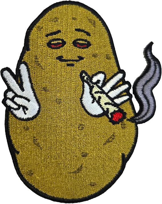 Kolorspun Baked Potato Patch - Hook and Loop Tactical Morale Patch