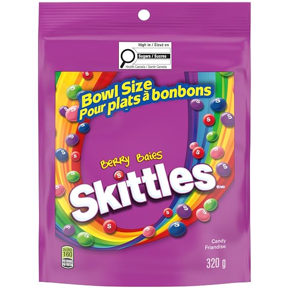 Skittles Berry, Mega-Pack, 320gm/11.28oz, Purple
