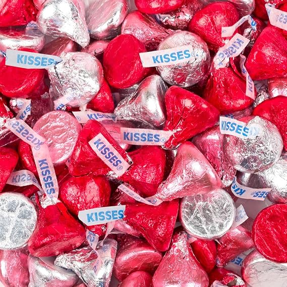 4.16lb Valentine's Day Candy Kisses Chocolate Mix (approximately 416 pcs)