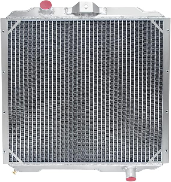 Full Aluminum Radiator for 1992-2006 AM General Hummer H1 Turbo Diesel 6.5L V8 Engine, 4 Row Core Cooling Radiators