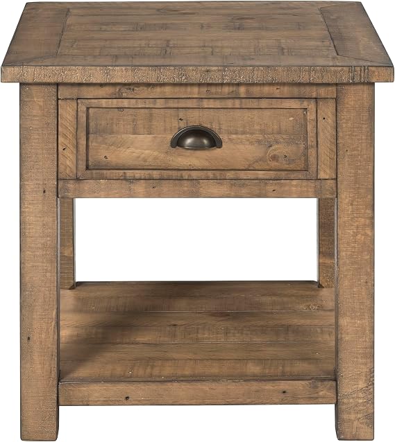 Martin Svensson Home Monterey Solid Wood End Table Reclaimed Natural