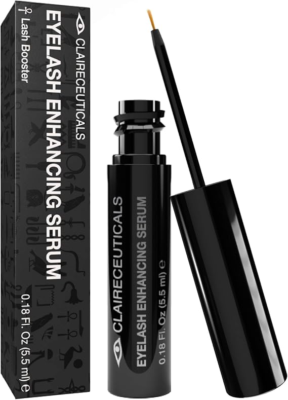 Eyelash Growth Serum - Eyelash Serum For Growth - Lash Growth Serum & Brow Serum For Long Eyelashes - Lash Serum Growth, Eyebrow Growth Serum, Eyelash Conditioner, Eyebrow Serum, 5.5ml