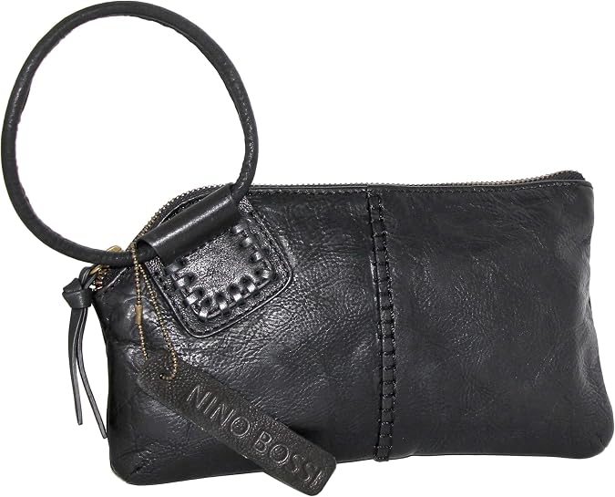 Abby Ringed Clutch (Black)