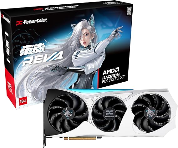 VGA PowerColor Radeon Hellhound Reva OC RX 9070 XT 16GB GDDR6