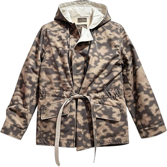 WW2 German Elite Autumn Mint Blurred Edge Camo Reversible Winter Parka