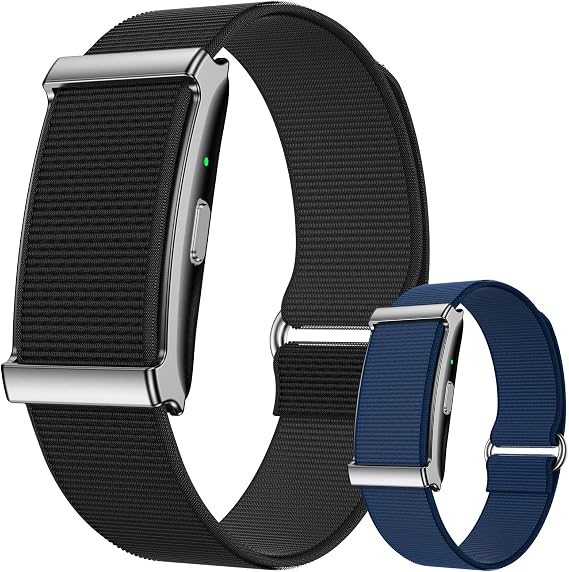 Smart Bracelet for Men Women,24/7 Heart Rate Monitor, Sleep Tracking, 120+ Sport Modes, Built-in GPS, IP68 Waterproof, 30-Day Battery Life, Includes 2 Replacement Bands(Black)