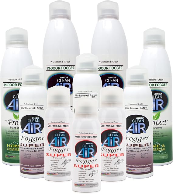 DWD2 Clean Air Total Odor Elimination Bundle for Organic and Inorganic Odor Control