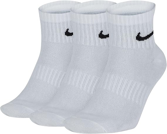 NIKE Unisex U Nk Everyday Ltwt Ankle 3pr Socks