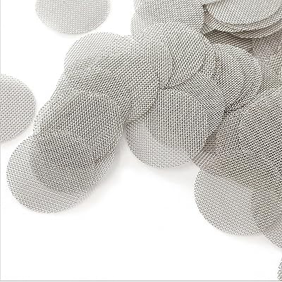 100 PCS 58 Inch .62515.88mm 304 Stainless Steel Faucet Screen Replacement, Faucet Aerator Screens,Faucet Aerator