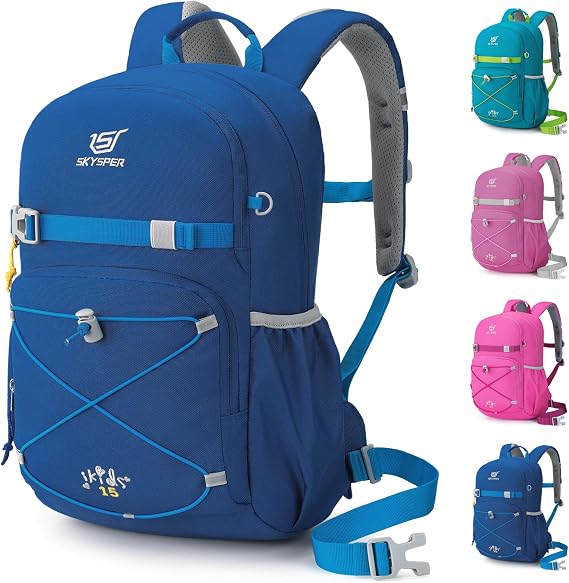 Skysper 15L Children's Hiking Backpack for Boys and Girls Comfortable for outdoors hiking backpack lightweight breathable