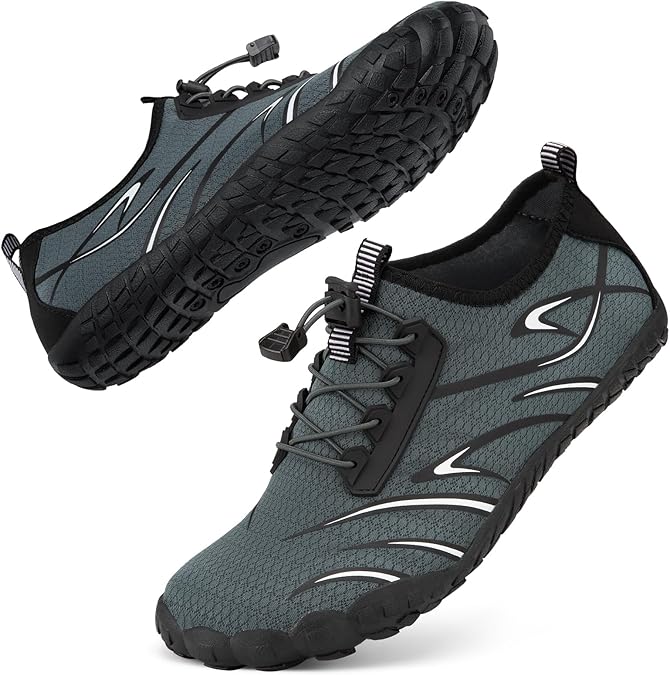 Barefoot Water Shoes Women Men Adult Hiking Swim Beach River Pool | Hike Guarding Shoes Aqua Socks Protective Comfort Wide Toe Box Width Rock Climbing Vacation Outdoor 2026 New